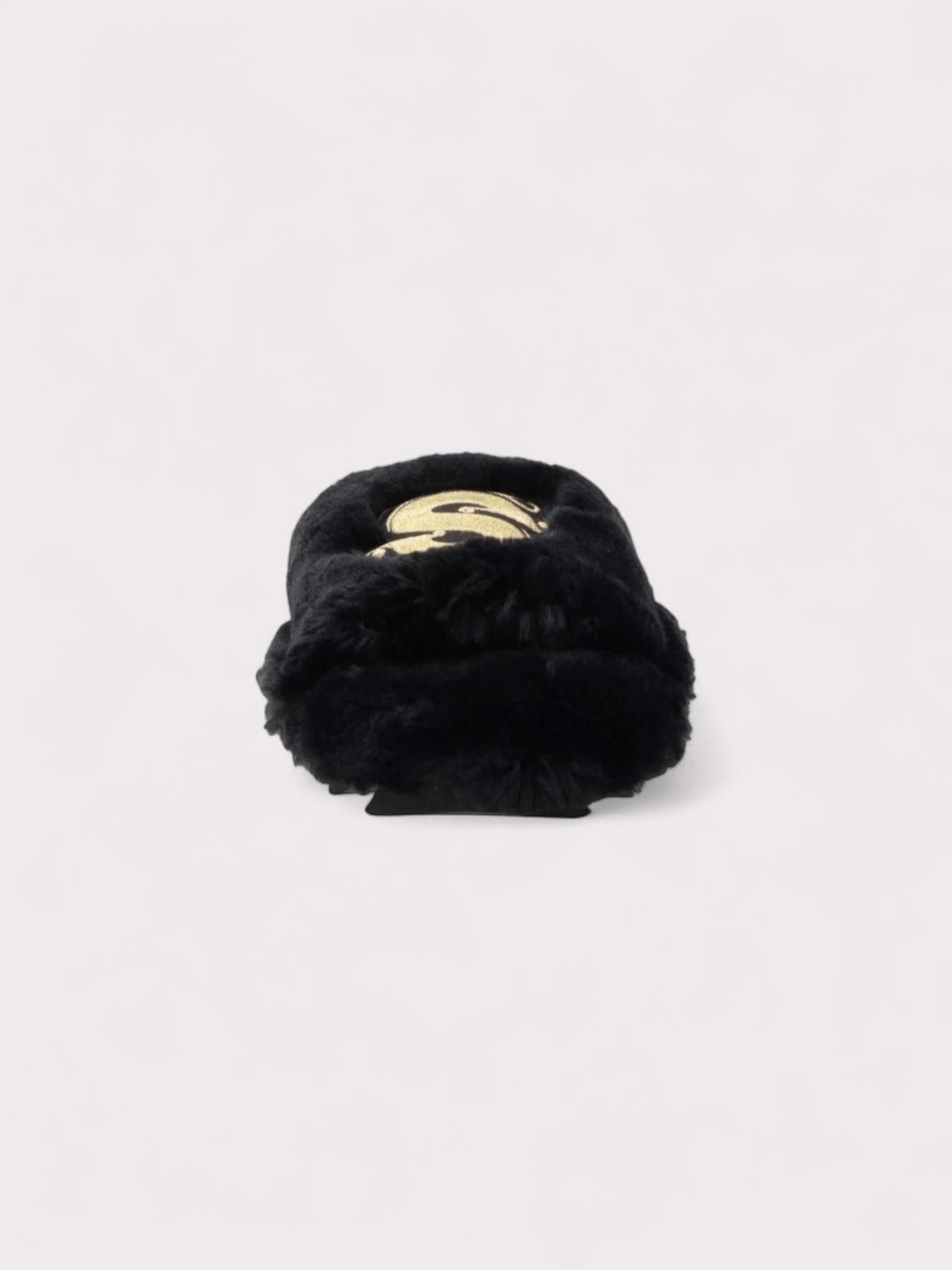 Sacai Wmns Fuax Fur Comfort Slippers Black - Supplied FashionSacai
