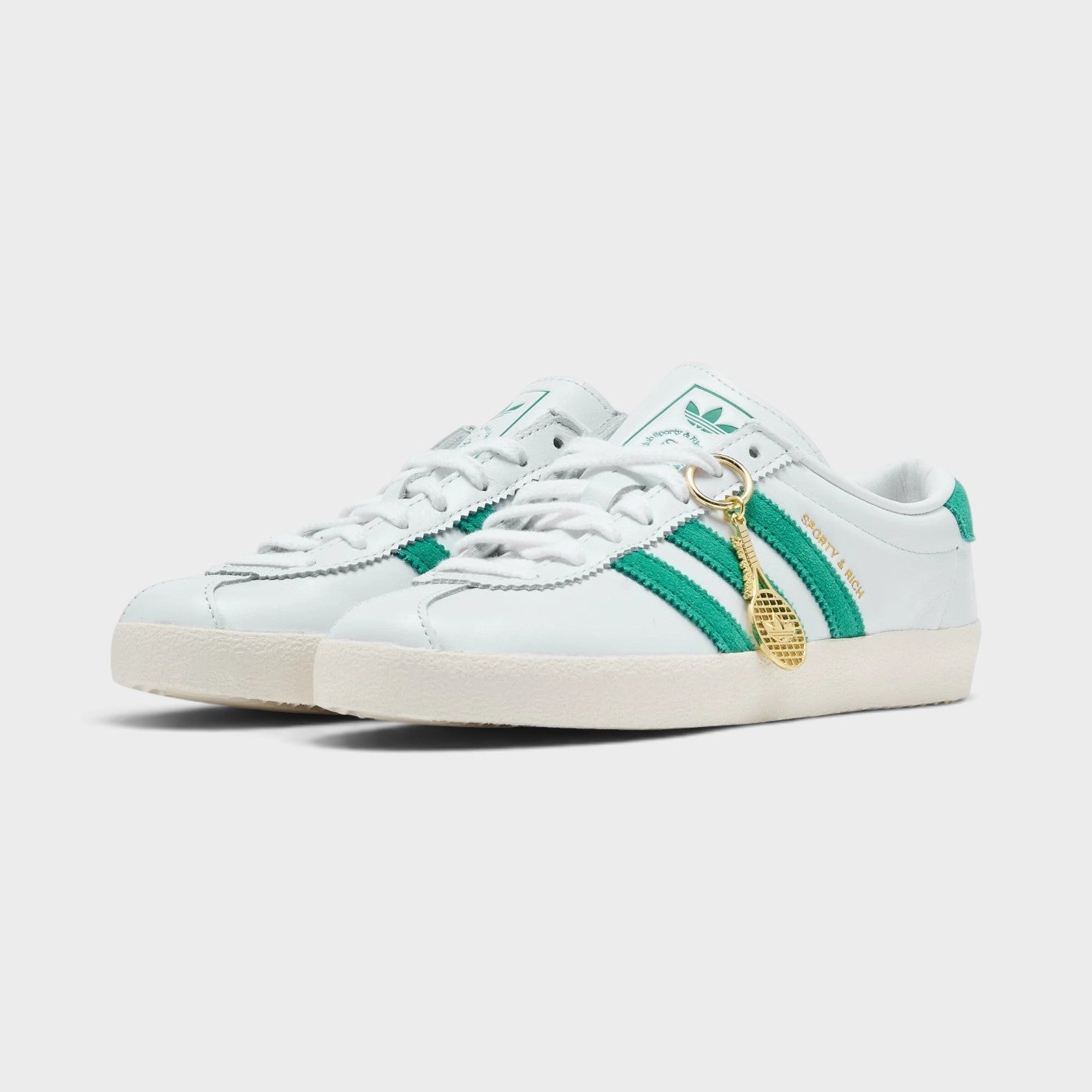 Adidas Blanc Sneakers White Green