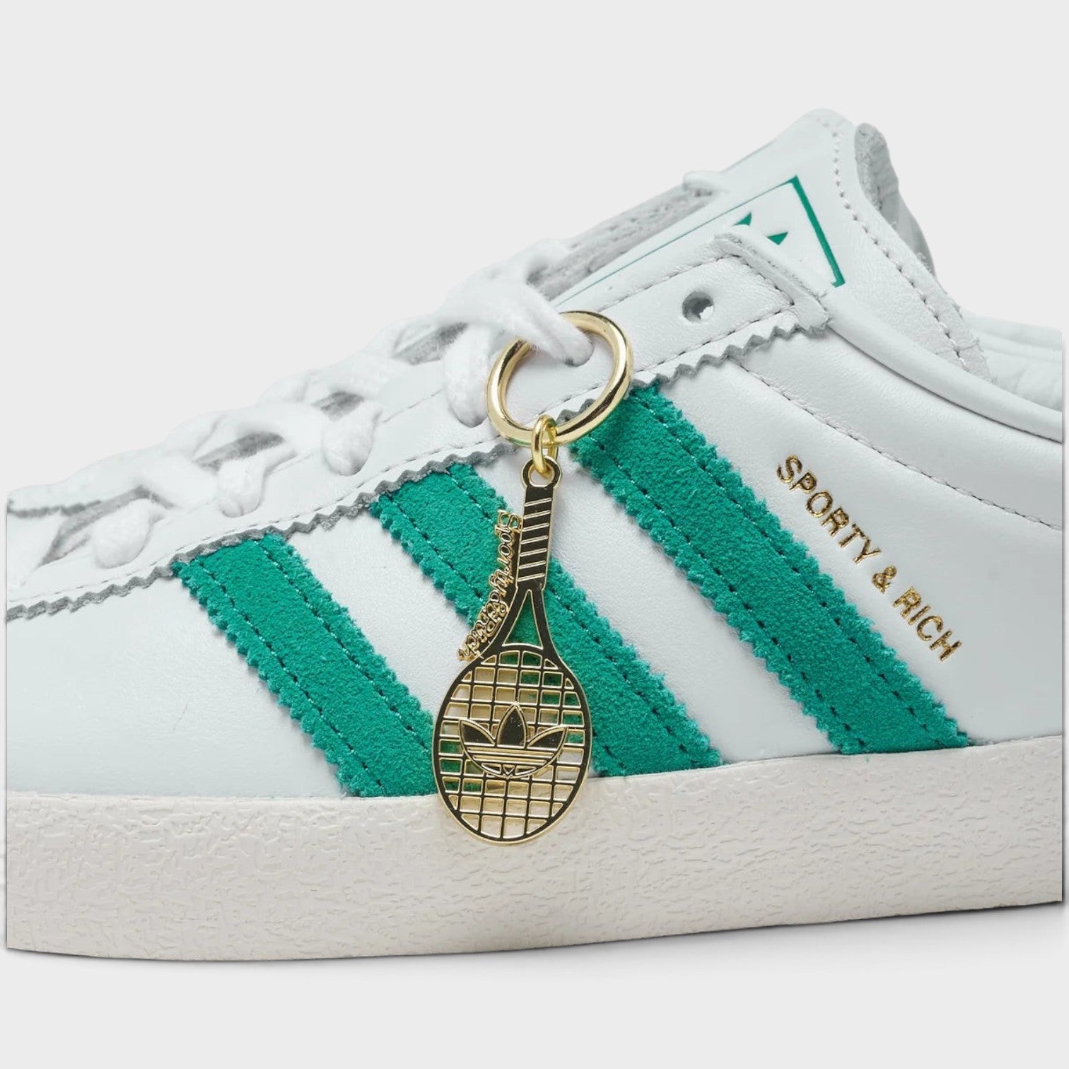 Adidas Blanc Sneakers White Green