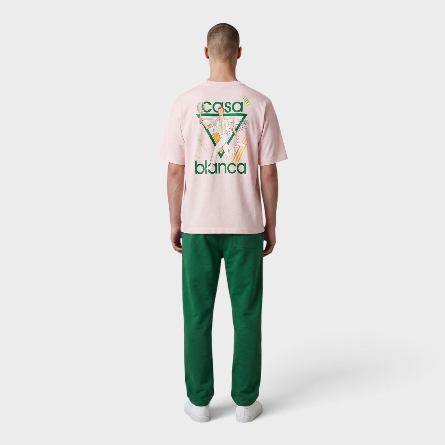 Logo Tennis Club Icon T-Shirt Pink