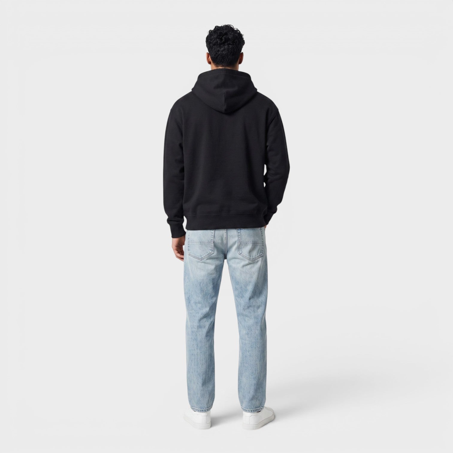 Staggered Chrome Hoodie Black | Amiri