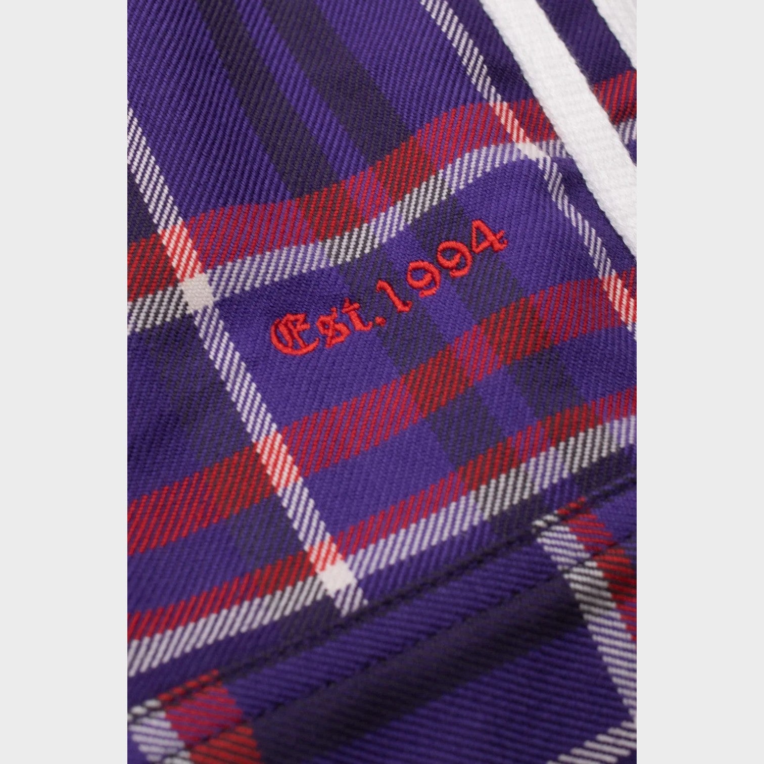 Supplied Fashion adidas Korn checked overshirt in multi-blue with Est 1994 embroidery detail