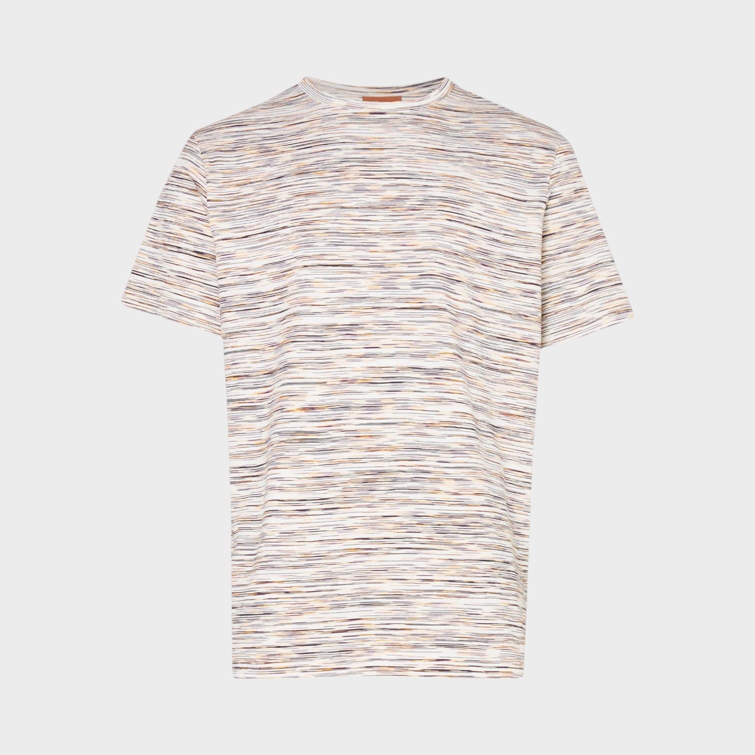 Supplied Fashion Missoni short-sleeve t-shirt featuring a multi-coloured space-dyed pattern on lightweight cotton.