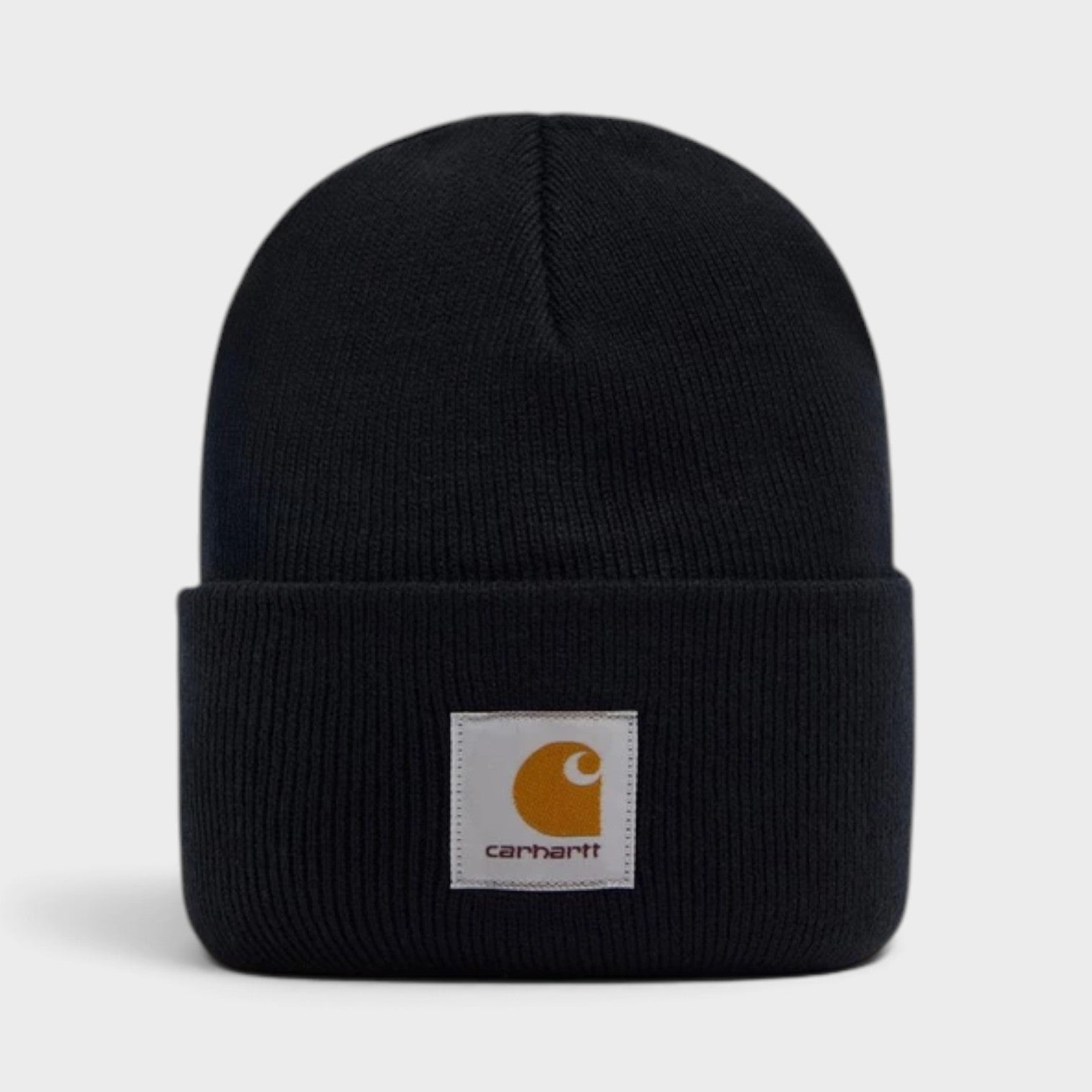 WIP Logo Watch Beanie Hat Deep Night Black