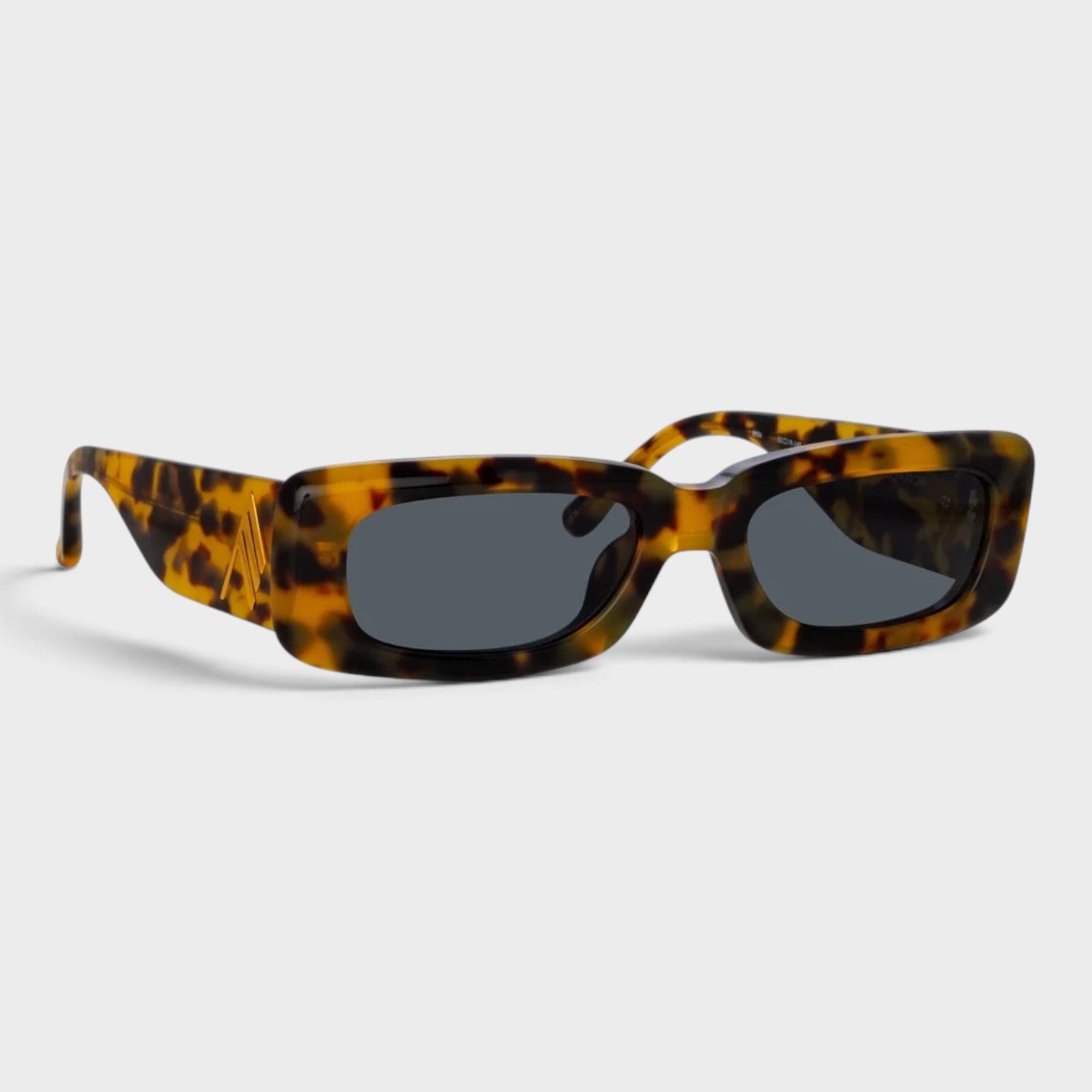 Linda Farrow Mini Marfa Sunglasses Havana Brown
