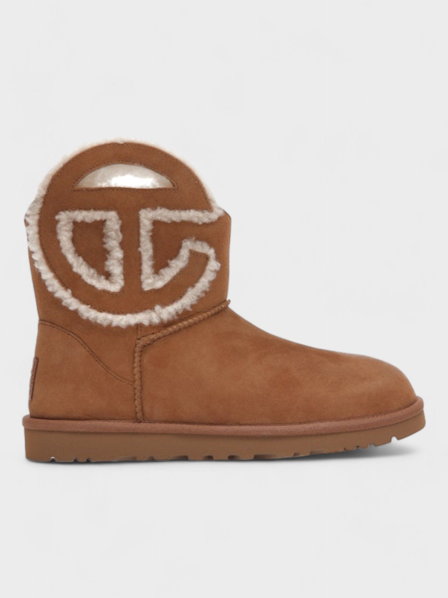 UGG x Telfar logo - embroidered leather ankle boots - Supplied FashionUGG