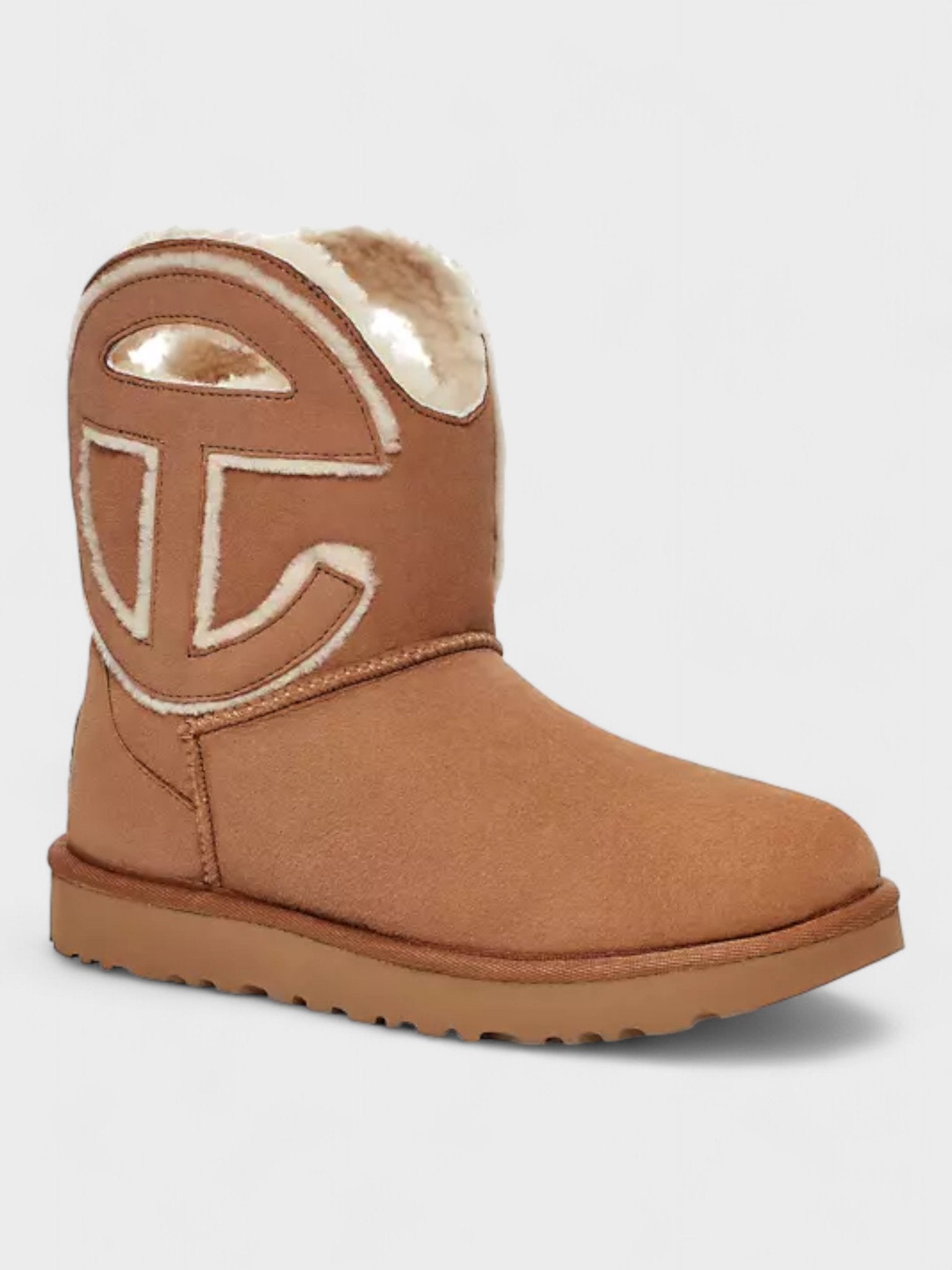 UGG x Telfar logo - embroidered leather ankle boots - Supplied FashionUGG