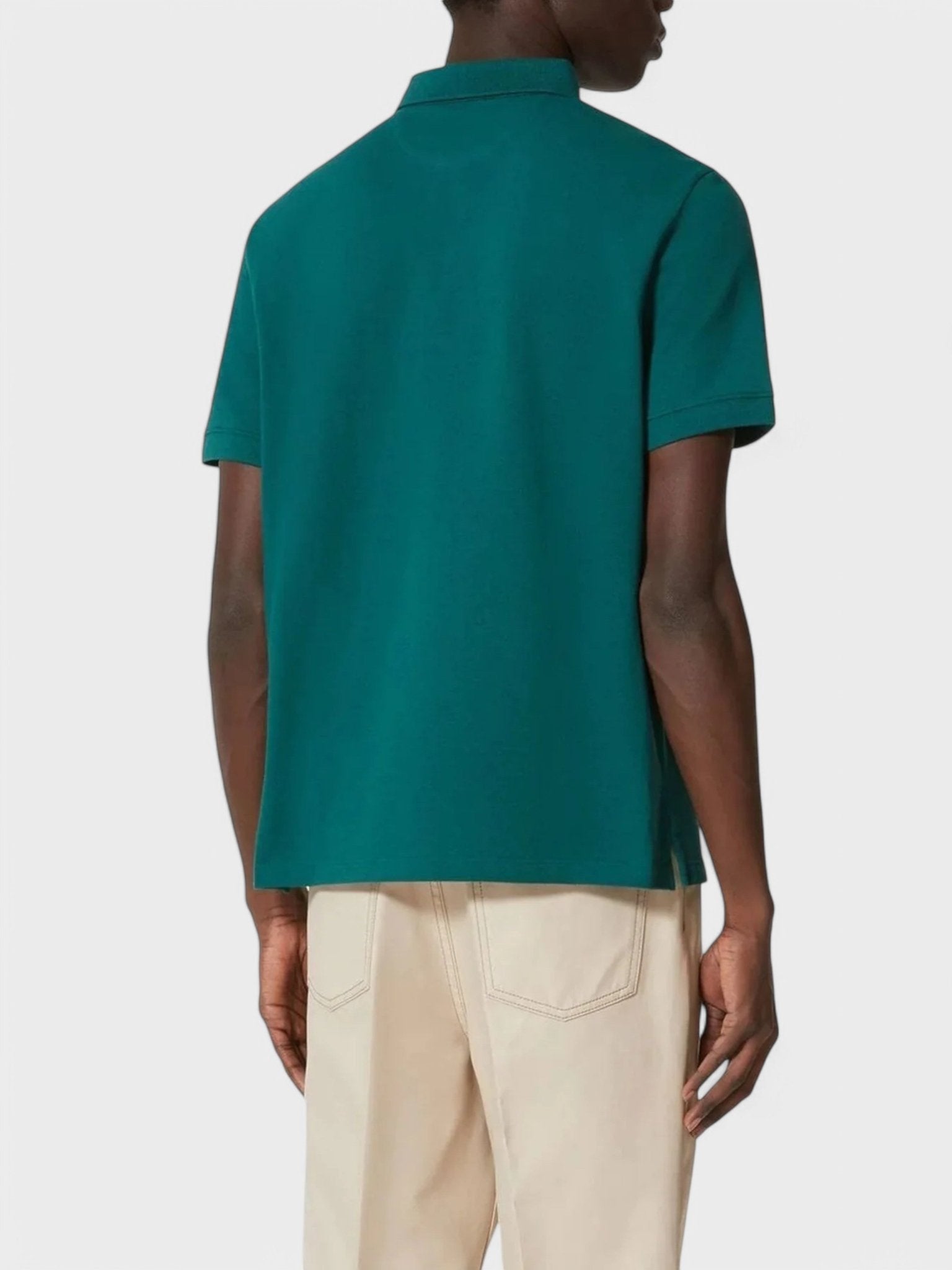 Valentino Embroidered Logo Polo Shirt Green - Supplied FashionValentino