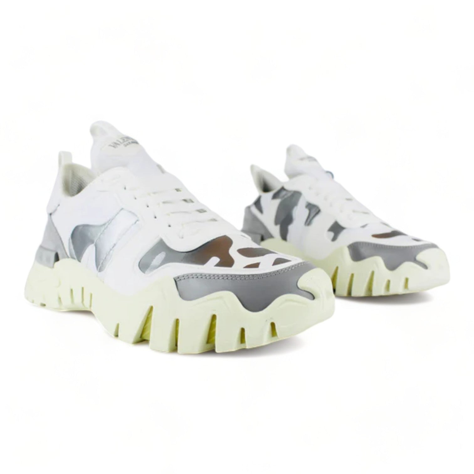 Valentino Rockrunner Plus Camo White / Silver UK7 - Supplied LuxuryValentino