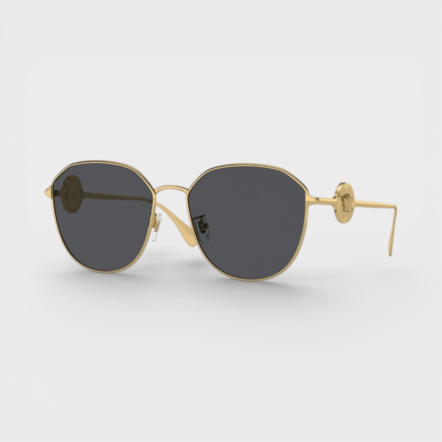 Medusa Metal Sunglasses Gold