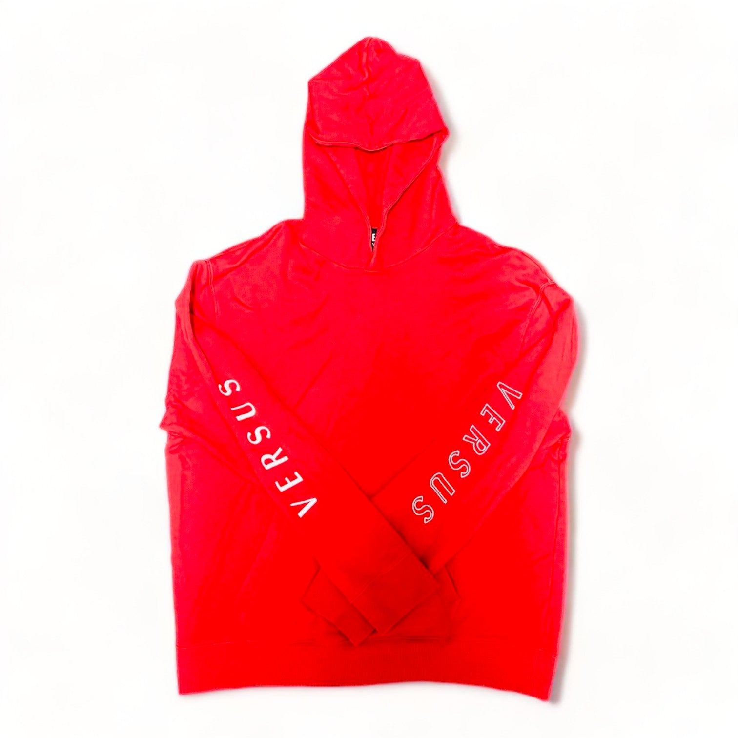 Versace Versus Red Hooded Sweatshirt XL - Supplied FashionVersace