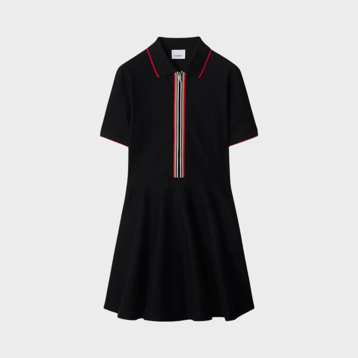 Keiley Black Polo Dress